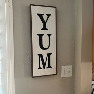 Hobby Lobby YUM Sign ✨ 24 inches (L) x 9 inches (W)